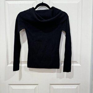 Ettitwa Anthropologie Size Xsmall‎ Xs Turtleneck Sweater Rib Knit Black